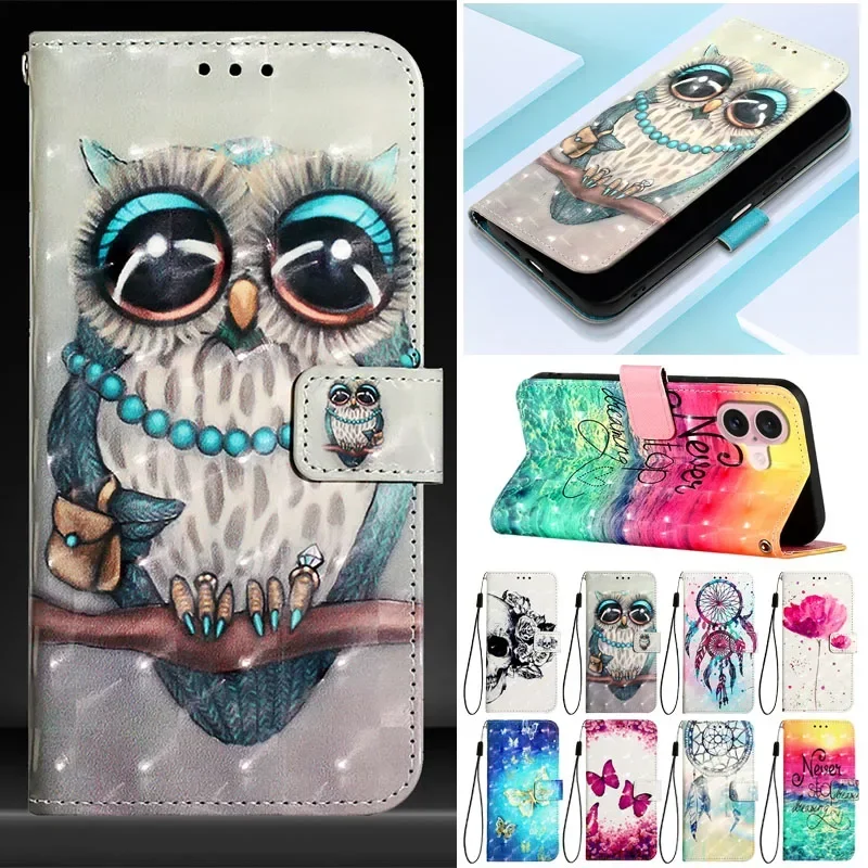 Elegant Painted Flip Leather Phone Case,  Series