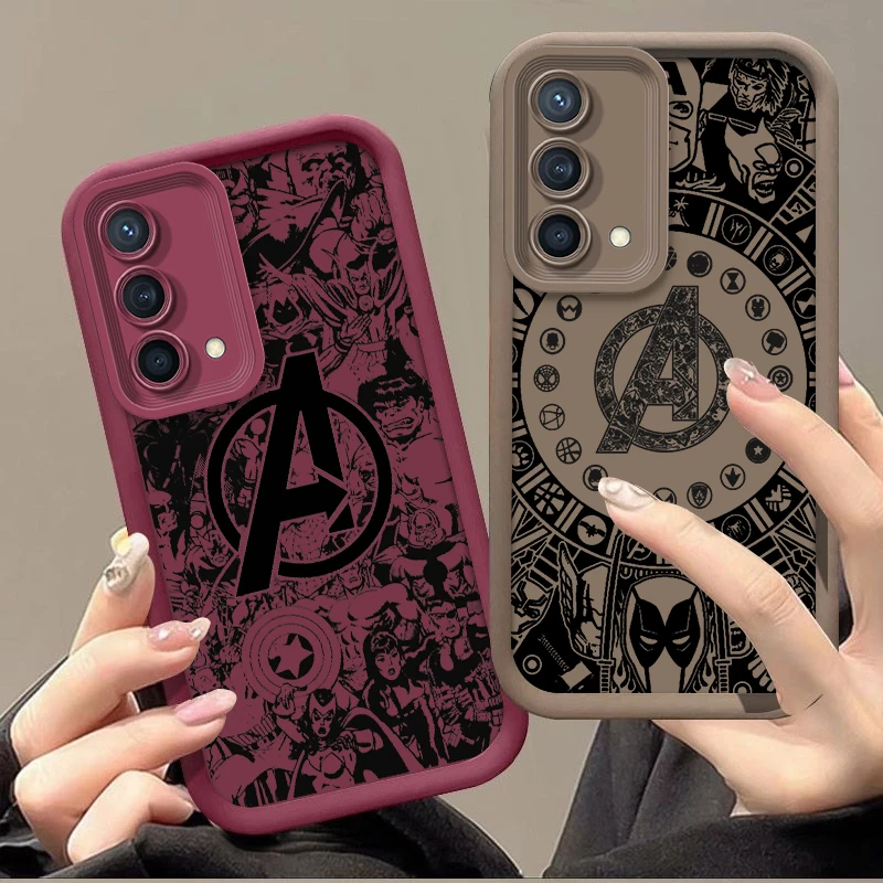 Avengers Cool Per Reno X5 X3 10 8T 7Z 6 5 Pro Plus Pro 4G 5G Eye Ladder Custodia Per Telefono