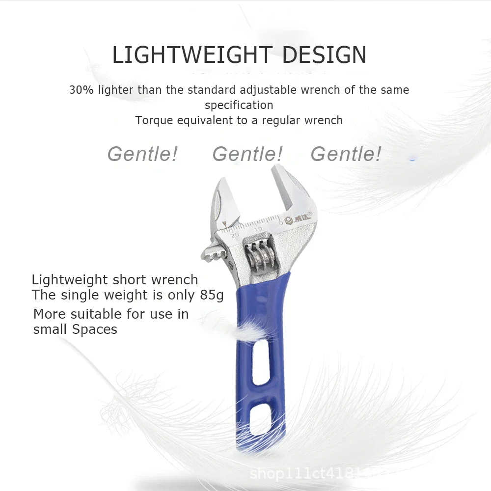 Adjustable Wrench for Mini Plumbing and Bathroom Repairs