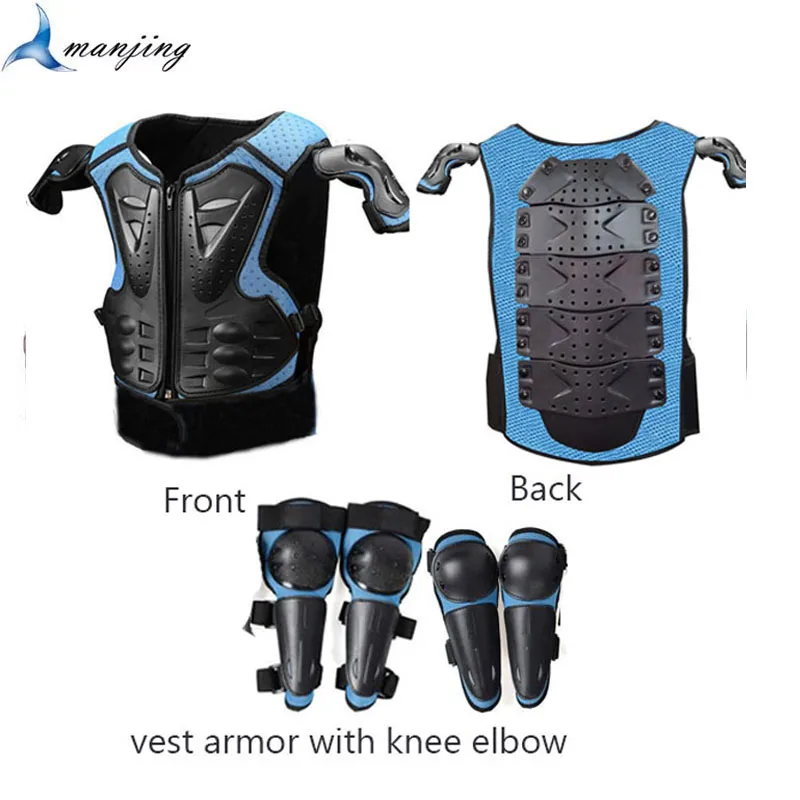 Child Motocross Motorcycle Armor Off-Road Dirt Bike Anti-Impact Kids Waistcoat Skateboard Skiing Riding Body Vest Protection