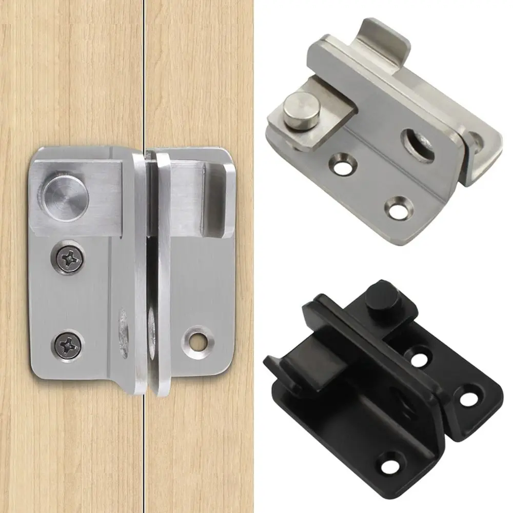 Anti-theft Sliding Door Lock Bolts Padlock Clasp Stainless Steel Gate Safety Lock Catch Cabinet Latches Fitting