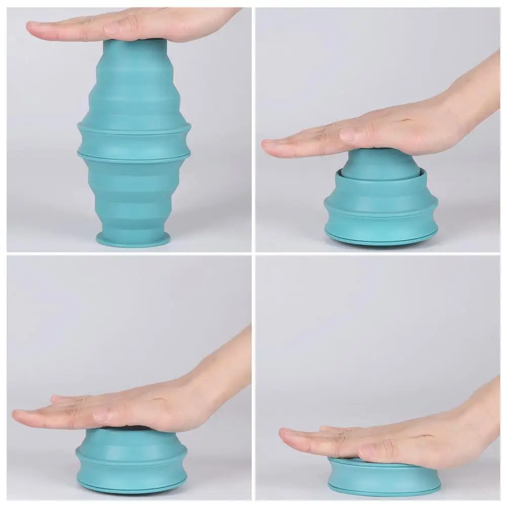 500ML Collapsible Water Bottle Food Grade BPA Free Leak Resistant Portable Travel Hiking Sports Water Kettle