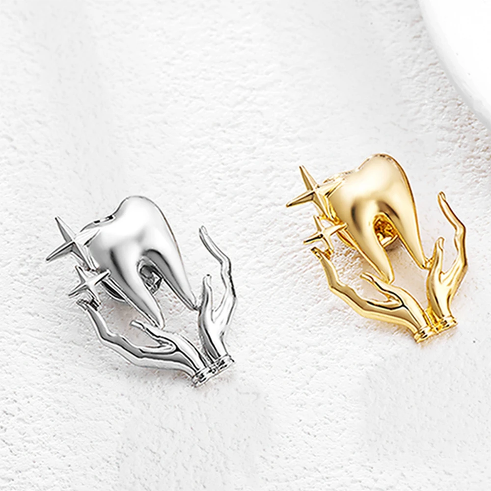 

Dentisit Tooth Brooch Medical Dental Health Oral Care Pins Popular Jewelry Coat Lapel Badge for Dentists Doctor Nurse Gifts