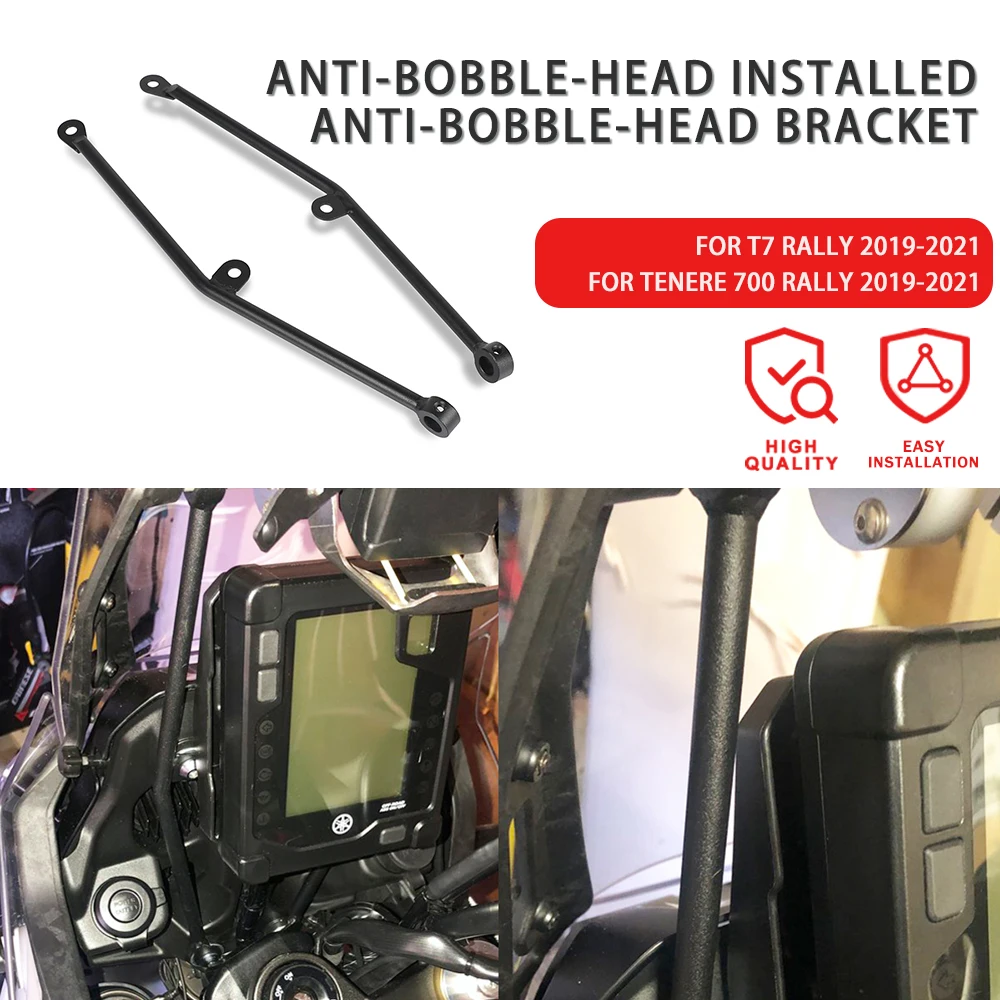 

For Yamaha Tenere 700 Rally T7 XTZ700/XT700Z XT690Z /XTZ690 TENERE Anti-Bobble-Head Bracket Prevent Jitter Support Damping Holde