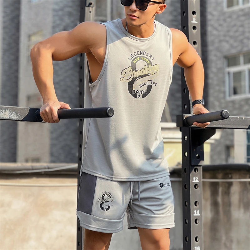  Men's Tank Tops Workout Tight Tanks Basketball Gym