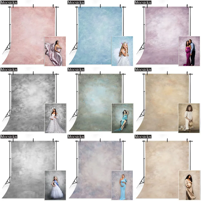Abstract Texture Photography Backdrops For Kids Adult Art Portrait Photo Backdrop Baby Shower Decor Light Color Style Photobooth