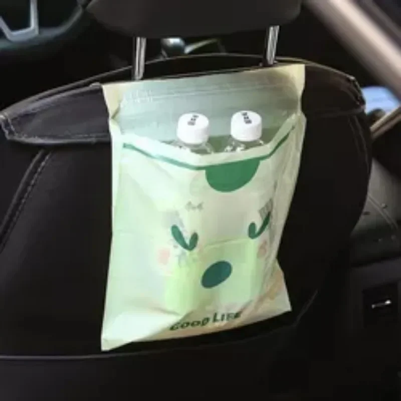 Car Trash Bag Disposable Self-Adhesive Garbage Can for Auto Seat Back Hanging Trash Bag Office Kitchen Garbage Storage