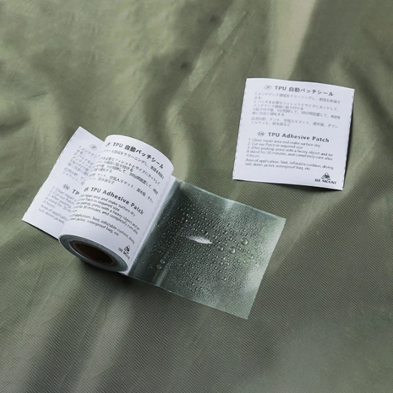 

TPU Gear Repair Patch Waterproof Patch Transparent Film For Tent Sleeping Bag Mat Outdoor Camping Accessories