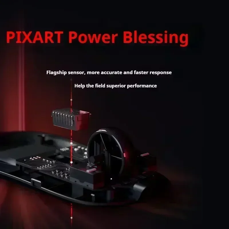 LOVE RAT（RED Ver.） ATK VXE MAD R MAJOR Gaming Mouse 8K PAW3950 Sensor FPS