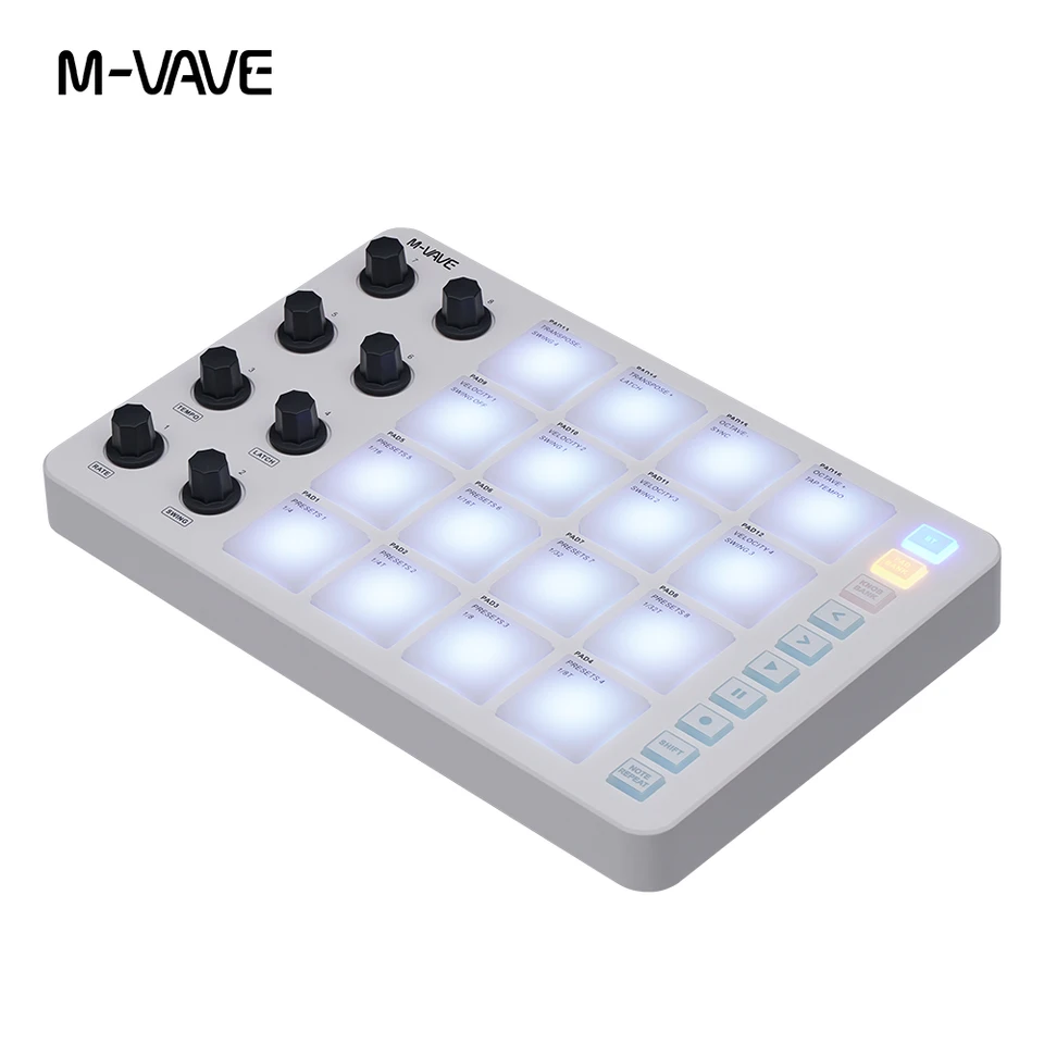 M-VAVE SMC-PAD Launch Pad USB-C Interface Portable Design