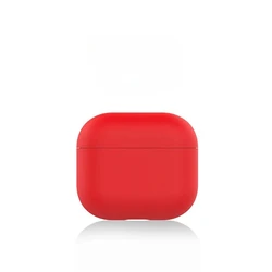 Liquid Silicone Soft Earphone Case - Premium Protective Headphone Cover Sleeve - AirPods 5 2026 (Red)