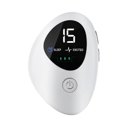Portable Sleep Aid with Intelligent Pulse Stimulation for Anxiety and Insomnia Relief (WHITE)