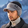 Dual-Tone Knit Baseball Cap - Outdoor Activities | Fashionable Dad Hat with Ear Protection | Perfect for Couples Hats for Men 4