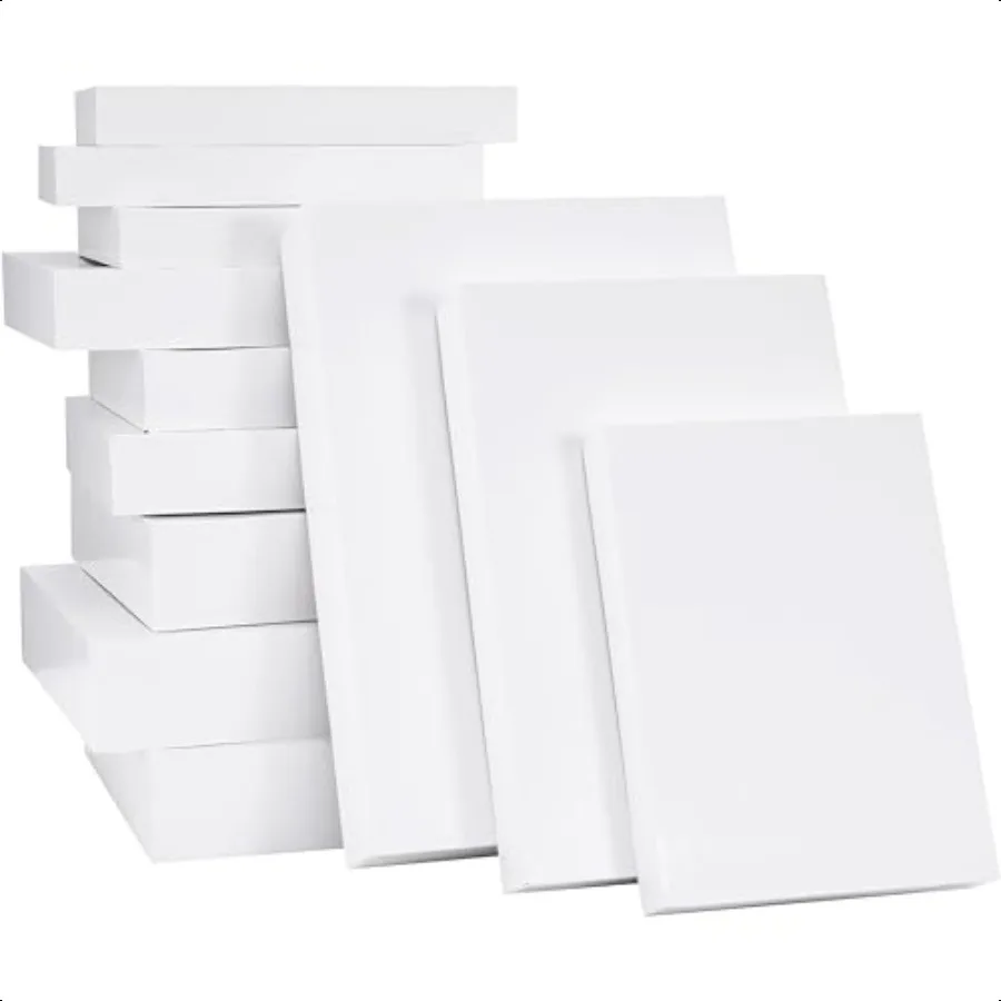 Premium White Gift Boxes Set with Lids