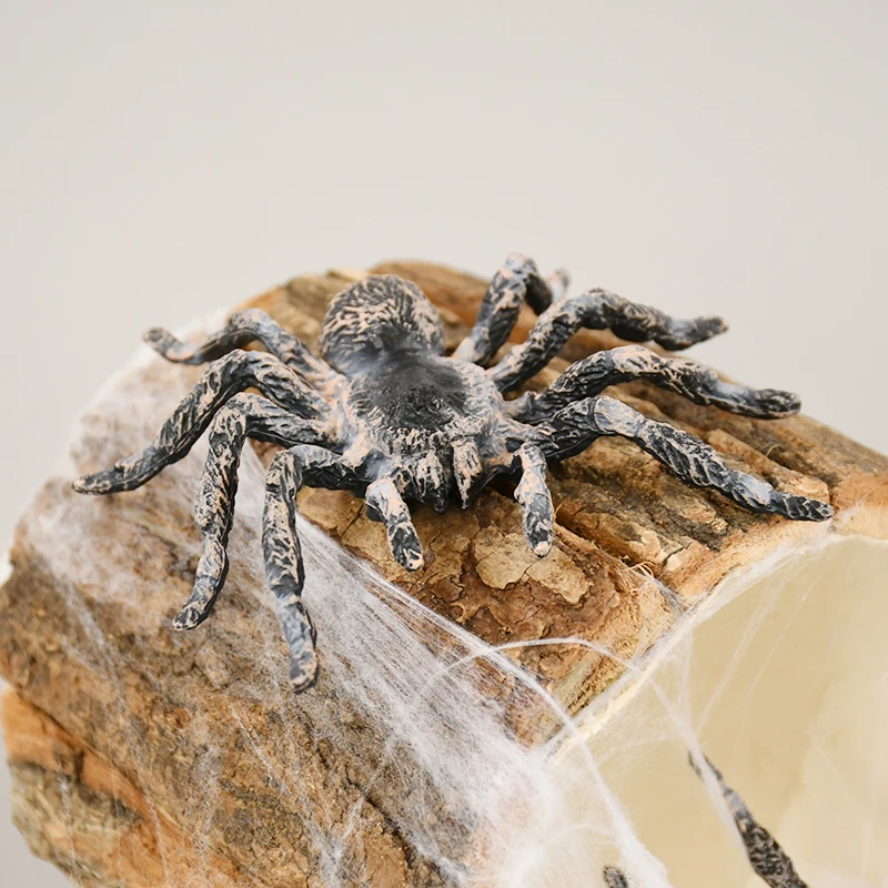 2/4 Stücke Realistische Spinne Riesige Gefälschte Spinne Modell Kunststoff Tier Tarantula Figuren Lebensechte Halloween Streich Requisiten Party Supplies – Detail 6