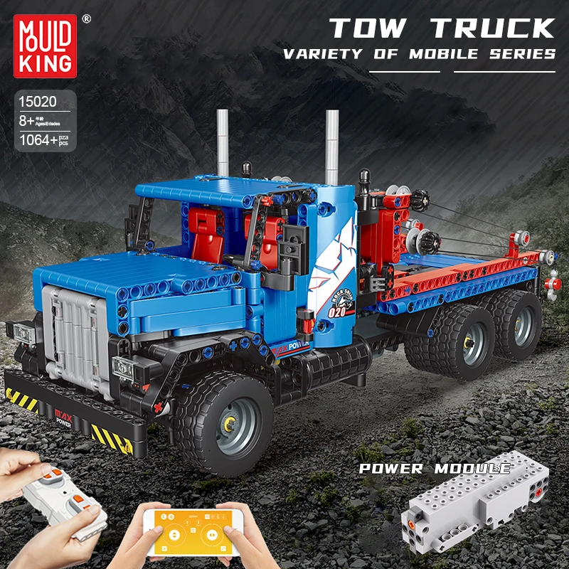 MOULD KING Remote Control Tow Truck 