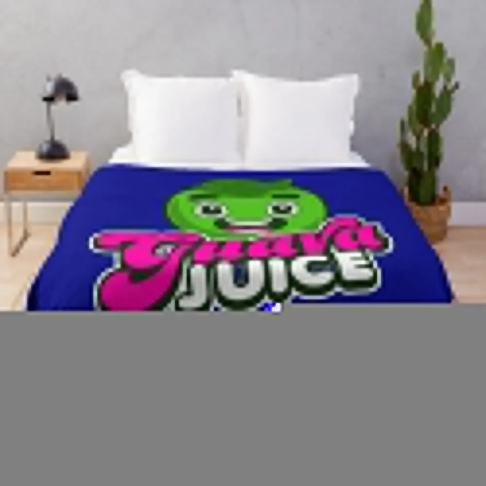Kids Guava Juice Logo Throw Coperta Kid'S For Sofa Plaid Polar Coperte