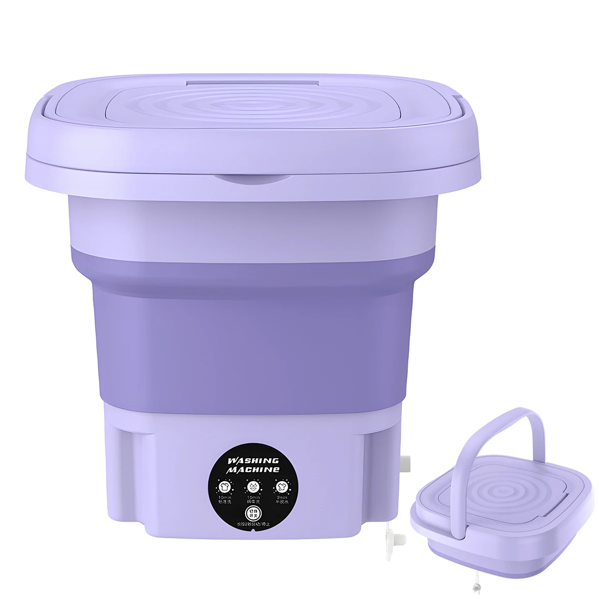 8L Home Portable Washing Machine,Mini Dryer for Children, Socks, Underwear, Small Clothing Cleaning Washers Suitable for Travel