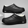 2025New Fashion Cotton Slippers Men Winter Warm Home Cotton Shoes Waterproof Garden Shoes Indoor Slip on Concise Shoes