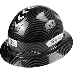Ansi Full Brim Hard Hat For Engineer Construction Work Cap For Men ANSI Approved HDPE Safety Helmet with 6 Point Adjustable