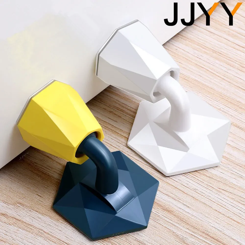 JJYY Silicone Door Suction Suction Type Anti-collision Cushion Door Mute Buffer Block Bathroom Bedroom Stop Block