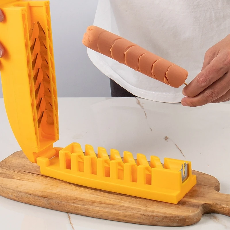 Easy To Use Hot Dog Flower Maker for Creative Cooking Barbecue Sausage Cutter Kitchen Accessory Home Cooking Aid Y5GB