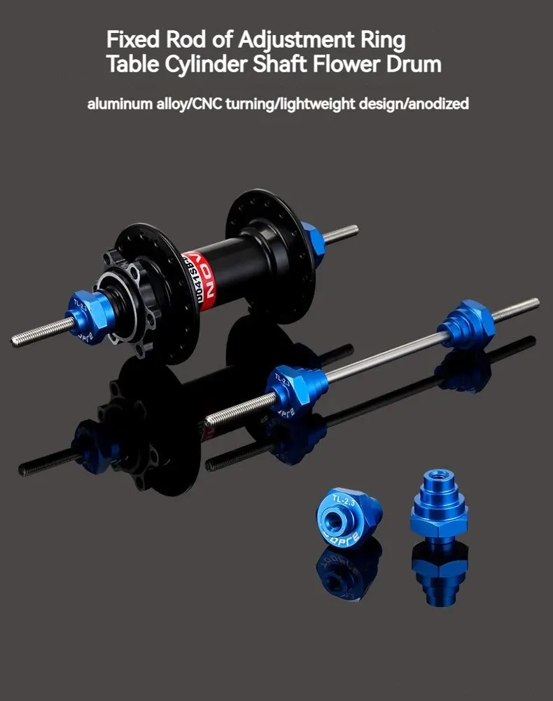 Description Picture 2 of itemAluminum Alloy Bike Barrel Shaft Hub Fixing Rod For 12/15/20mm Shaft Converter Wheel Set Hubs Bicycle Repair Tools