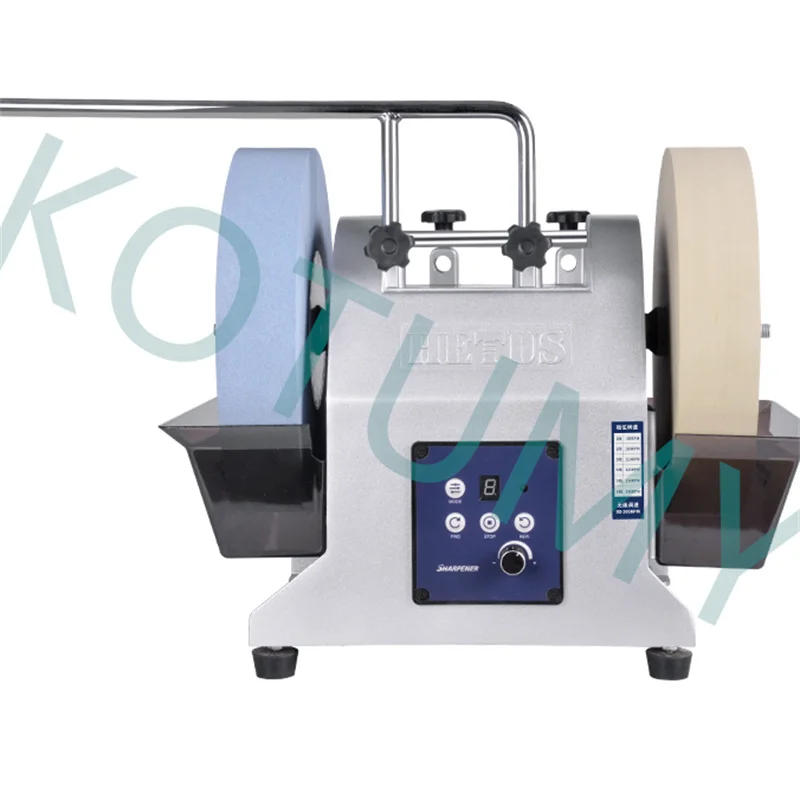 300W H10X Electric Knife Grinder Household Desktop 10 Inch Sharpener Tools Double Wheel Water-cooled Sharpener Machine
