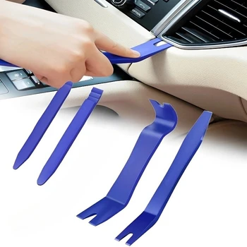 Automobile Assembly and Disassembly Hand Tools Vehicle Wiring Pry Plate Interior Removing Navigation Installing Pry Bar Set