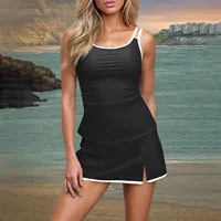 2026 Strappy Tankini Set 3 Pieces Swimsuit Women Beach Dress Swimwear Female Bathers Bathing Swimming Swim Suit Beachwear XXL