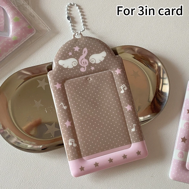 Kpop Idol Photocard Holder - Stylish Sleeve Cover Protector with Fashion Bag Charms
