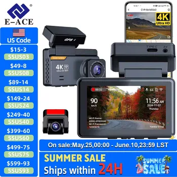 E-ACE 4K Dual Lens Dash Cam 1