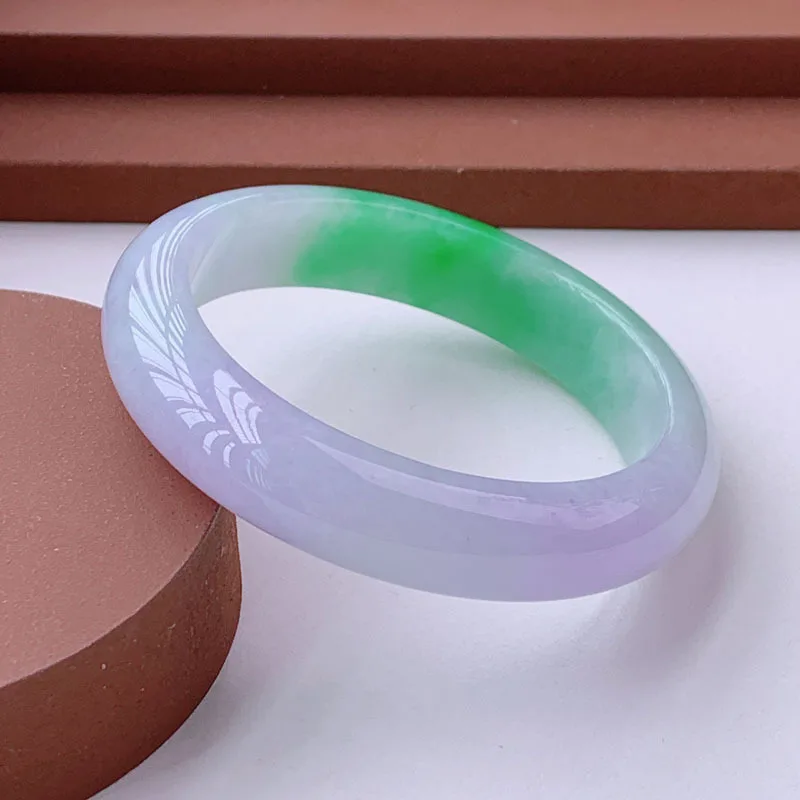 

Ювелирные изделия Zheru, браслет из натурального нефрита из Мьянмы 54 мм-62 мм, изысканная фотография, отправить подруге, отправить маму