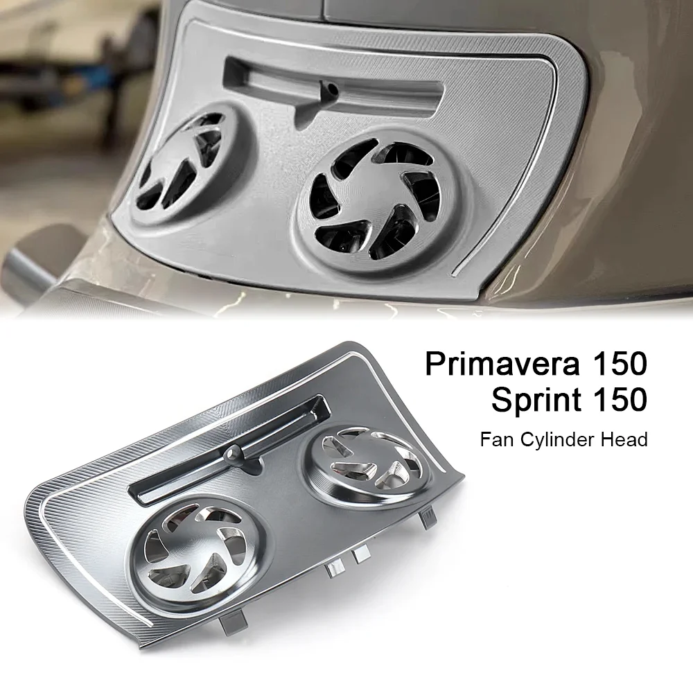 

Motorcycle Scooter Cylinder Head Protector Cover Cooling Decorative Cover For Vespa Primavera PRIMAVERA 150 Sprint SPRINT 150