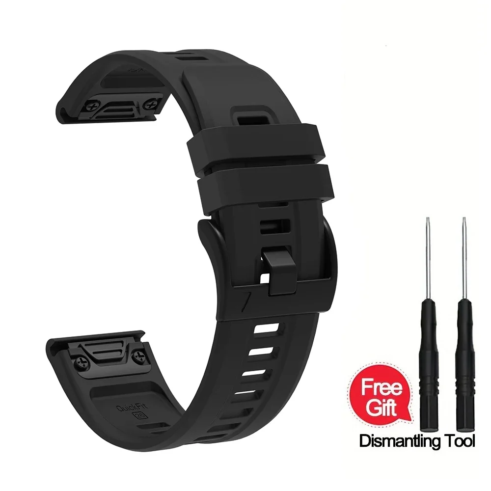 Silicone QuickFit Watch Band - Premium 22mm/26mm Strap