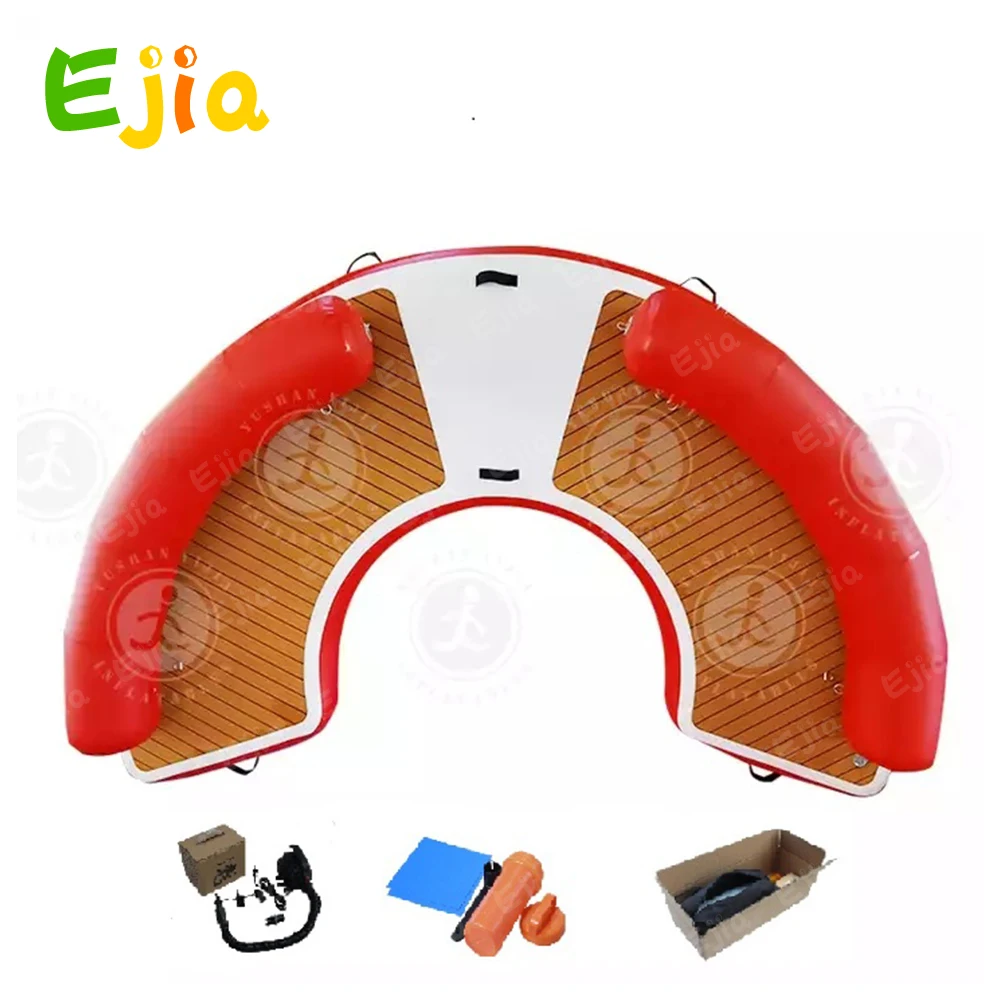 

Inflatable Floating Island Pad Inflatable Dock Hangout For Adult Kids Pool Lake Beach Float