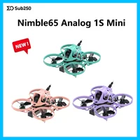 Sub250 Nimble65 65mm Analog 1S Mini Redfox A1 5A STM32F411 5-in-1 AIO Whoop Quadcopter  FPV Drone 1