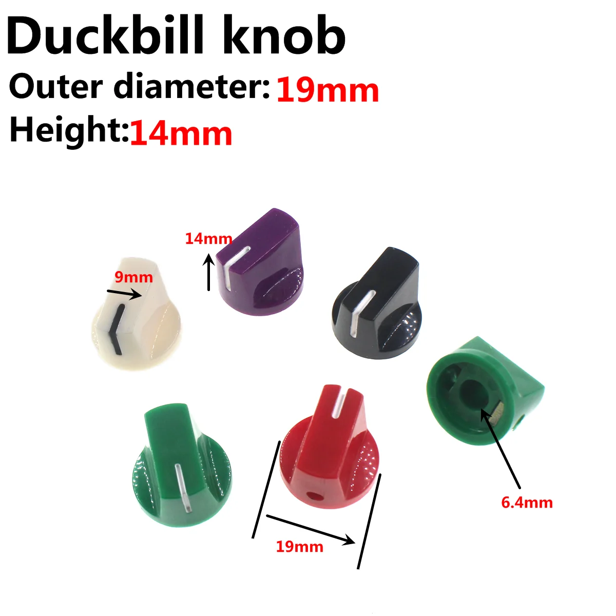 5pcs Plastic Guitar Amplifier Knobs Duck Horizontal Audio Instructions Volume Control Potentiometer knob Switch Cap tiancoolkei fv3 i passive preamplifier hifi passive equal loudness pre stage volume control amplifier