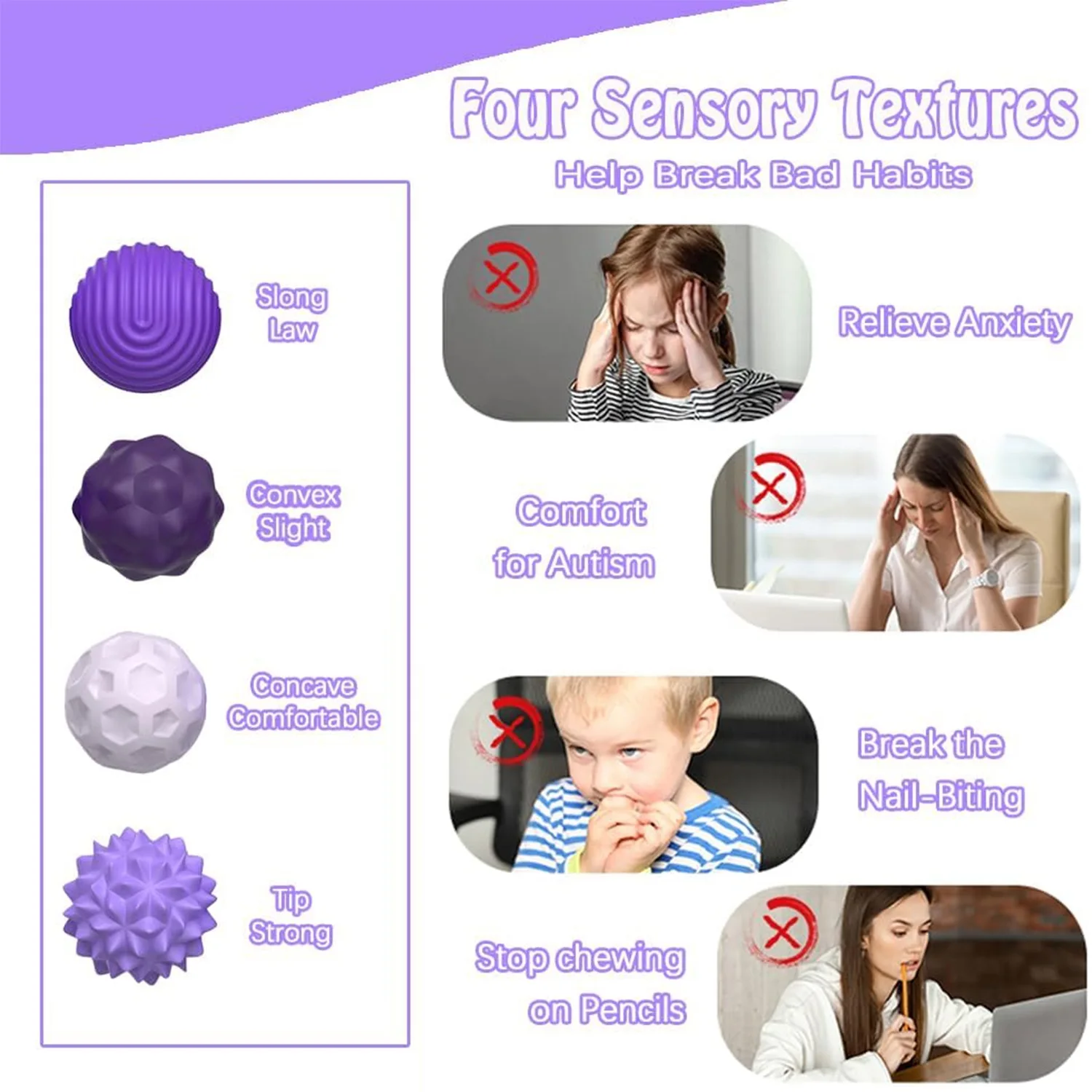 Silicone Magnetic Sensory Balls Calming Fidget Toy Worry Ball Autism Attraction Stress Ball Kid Adults for Anxiety Relief Stress