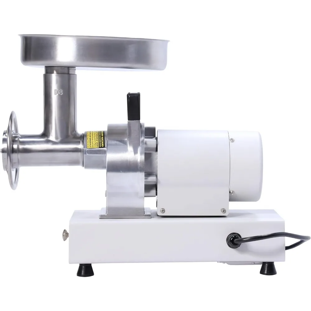 Grinder with 3 Stuffing Tubes, 2 Stainless Steel Grinding Plates, and a Stainless Steel Stuffing Plate for Making Ground Meat 3