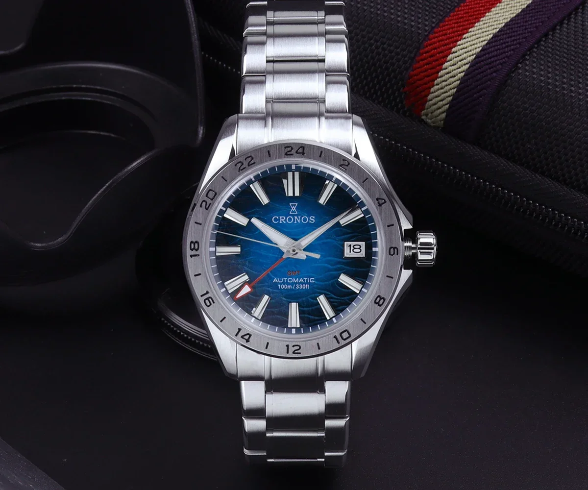 2025 Cronos GMT Automatic Watch for Men | Jewelry Addicts