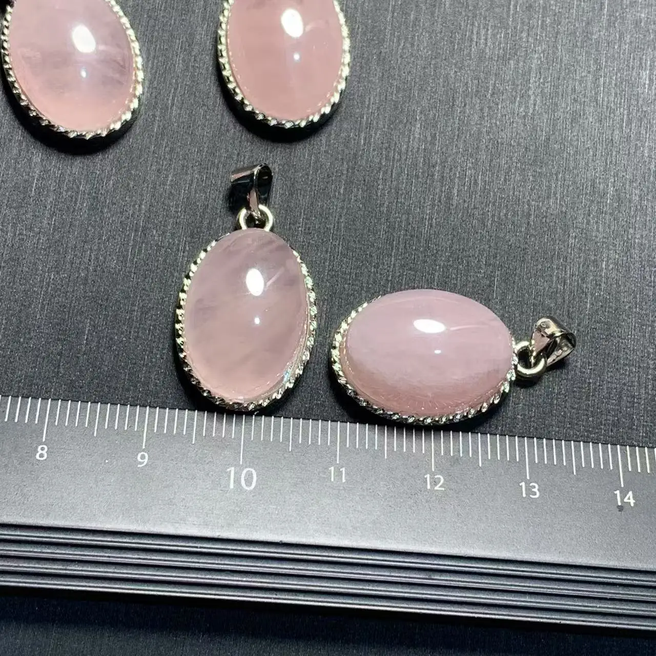 18*12 OVAL Natural ROSE Quartz Pendant Necklace Fine Jewelry Handmade Stones Wholesale Healing Energy Gift Lucky Jewelry