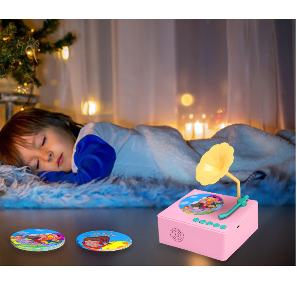 Kids Puzzle Baby Sleeping Music Children's Early Childhood Phonograph Kids Language Learning Machine Children's Birthday Gifts 6