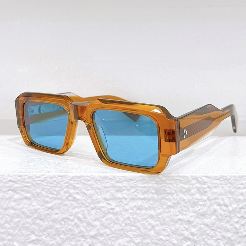 

Очки солнцезащитные JMM MIGLIAI мужские/женские, брендовые квадратные ацетатные солнечные очки ручной работы, UV400