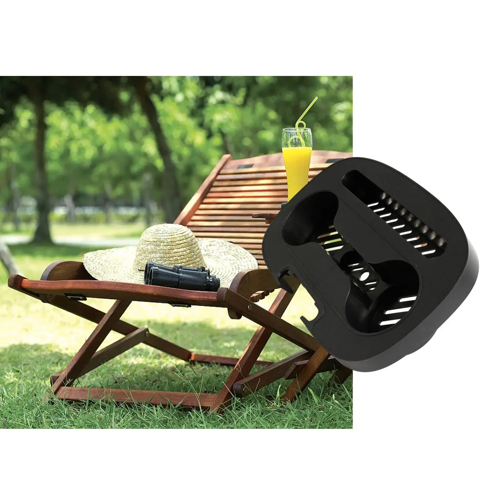Outdoor Lounge Chair Cup Holder Durable Accessories for Camping Patio Picnic Outdoor Lounge Chair Cup Holder Durable Accessories for Camping Patio Picnic