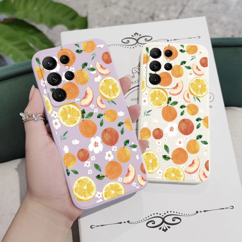 Watercolor Oranges Artistic Phone Case Cover