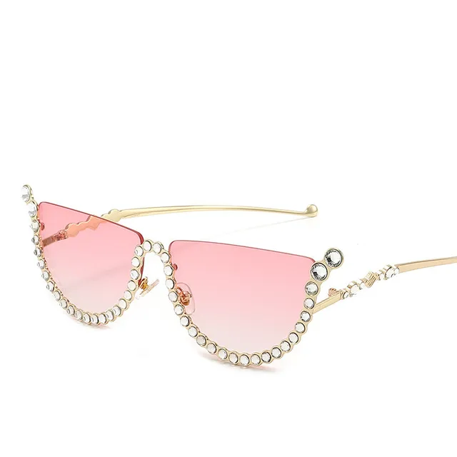 Luxury Cat Eye Bling Frames 19