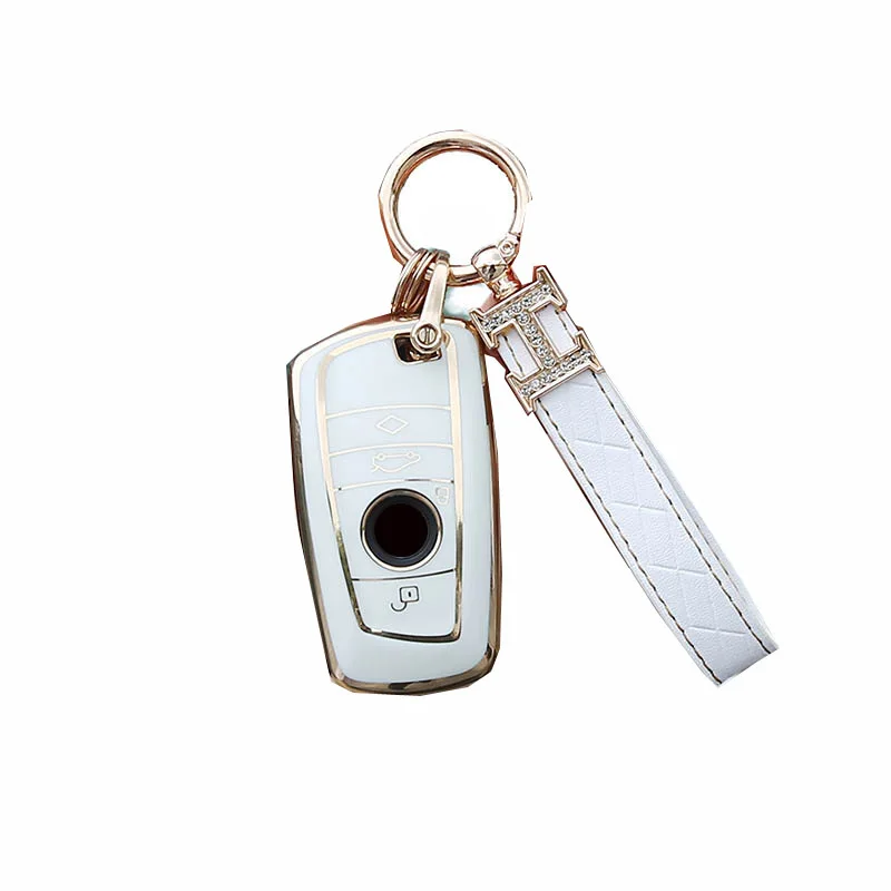 Copertura della cassa chiave dell'automobile di TPU per BMW F30 F20 F11 F10 E87 G20 E46 f31 F34 G30 X3 F25 520 525li M3 serie M4 1 3 5 borsa portachiavi Shell 10 Copertura della cassa chiave dell'automobile di TPU per BMW F30 F20 F11 F10 E87 G20 E46 f31 F34 G30 X3 F25 520 525li M3 serie M4 1 3 5 borsa portachiavi Shell - S4326f3cb32de4d5d82b199268abd115cI