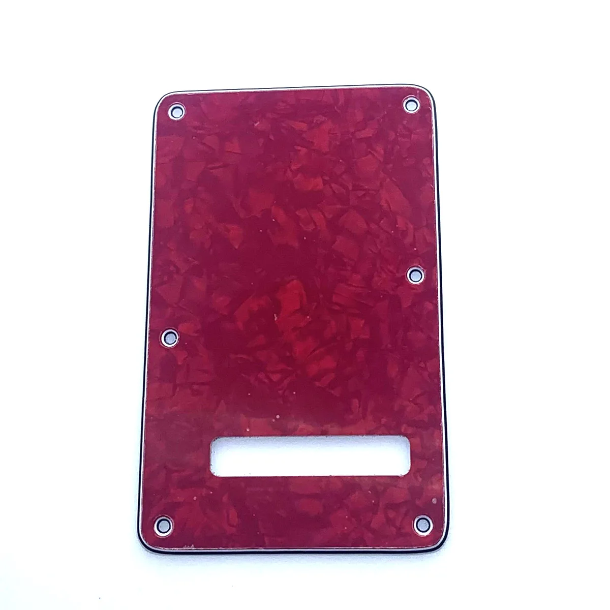 

ST Style Guitar Back Plate Tremolo Trem Cover Red Pearl