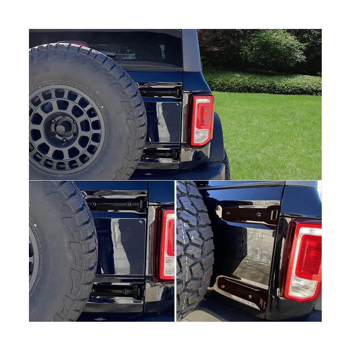 

Аксессуары для внешней отделки заднего фонаря 2021 2022 2023 (черные)